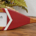 Wood Adirondack Canoe Paddle Picture Frame - Image 2