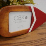 Wood Adirondack Canoe Paddle Picture Frame