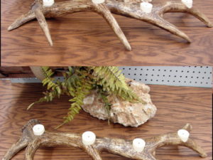 Replica Real Elk Antler Candelabra Table Centerpiece Candle Holder