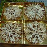 Scandinavian Straw Ornament Swedish Lodge Ornaments Tree Topper Garland - Image 3