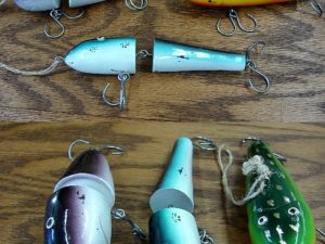 Set/3 Vintage Styled Heavy Duty Fishing Lures