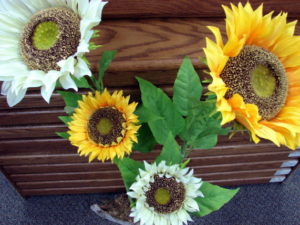 Realistic Artificial Life Size Sunflower Autumn Flower Pick 30-40"