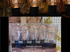 Vintage Lighting Edison Bulb String Lights Copper Wrapped 10 Feet