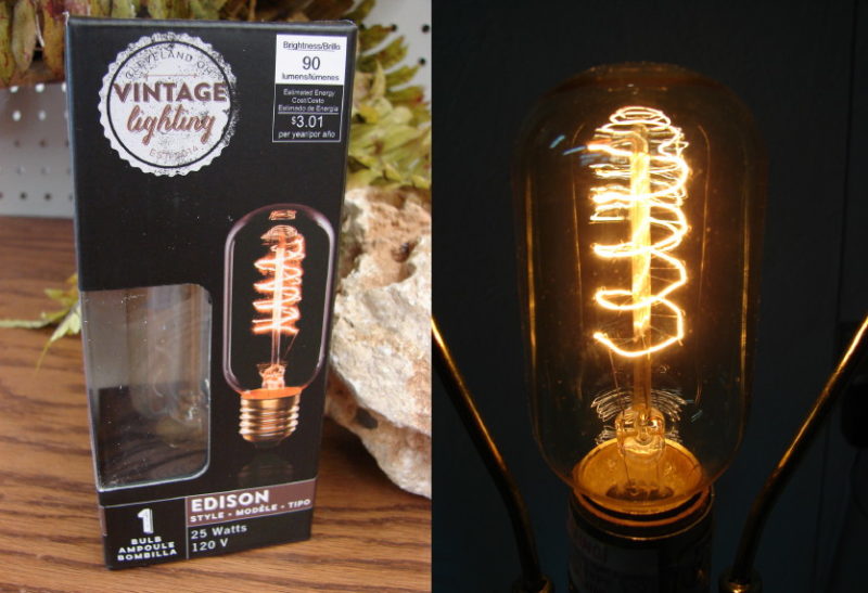 Vintage Lighting Edison Style Standard Light Bulb, Moose-R-Us.Com Log Cabin Decor