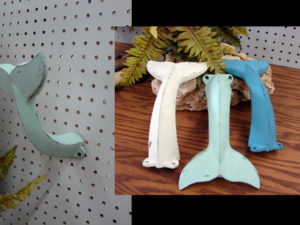 Heavy Duty Oversized Cast Iron Whale Tail Hook
