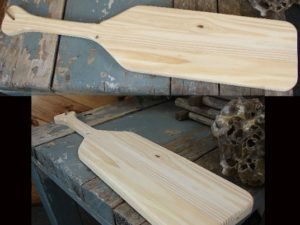 Unique Vintage Nathanson Creek Winery Wood Canoe Paddle, Moose-R-Us.Com Log Cabin Decor