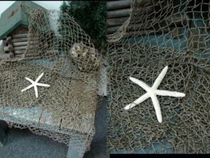 Genuine Recycled Fish Net Ocean Beach Tropical Fishing Decor