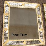 Authentic Birch Bark Adirondack Rectangular Mirror 28 x 16