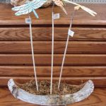 Tin Dragonfly Garden Bouncy Pick Porch Pot Set/3 - Image 3