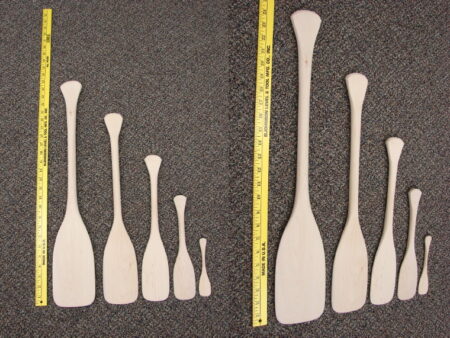 Miniature Canoe Paddle Hand Carved Birch Wood Amish Made