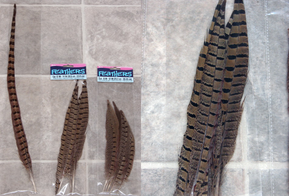 Real Ringneck Pheasant Feather Tail Feathers -  Log Cabin  Decor