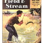 Vintage Colored Sporting Magazine Covers Fishing Hunting Prints, Moose-R-Us.Com Log Cabin Decor