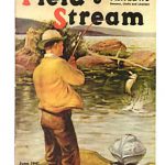 Vintage Colored Sporting Magazine Covers Fishing Hunting Prints, Moose-R-Us.Com Log Cabin Decor