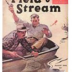 Vintage Colored Sporting Magazine Covers Fishing Hunting Prints, Moose-R-Us.Com Log Cabin Decor