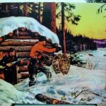 Vintage Colored Philip R. Goodwin Adirondack Camping Hunting Prints, Moose-R-Us.Com Log Cabin Decor