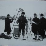 Vintage Fishing Themed Photographs Black and White Cabin Artwork, Moose-R-Us.Com Log Cabin Decor