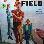 Vintage Colored Sporting Magazine Covers Fishing Hunting Prints, Moose-R-Us.Com Log Cabin Decor