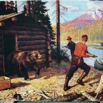 Vintage Colored Philip R. Goodwin Adirondack Camping Hunting Prints, Moose-R-Us.Com Log Cabin Decor