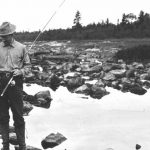 Vintage Fishing Themed Photographs Black and White Cabin Artwork, Moose-R-Us.Com Log Cabin Decor