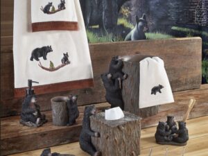 Rustic Lodge Cast Iron Bear Hook Coat Robe Key Towel Utility Hooks Rack