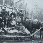 Vintage Hunting Camp Themed Photographs Black and White Lodge Artwork, Moose-R-Us.Com Log Cabin Decor