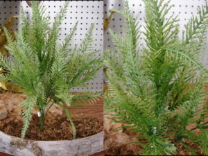 Realistic Deep Forest Australian Fern Bush 15"