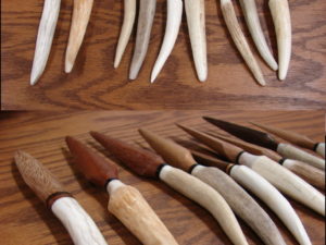 Premium Real Elk Deer Antler Carved Wood Letter Opener Office Gift