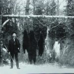 Vintage Hunting Camp Themed Photographs Black and White Lodge Artwork, Moose-R-Us.Com Log Cabin Decor