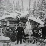 Vintage Hunting Camp Themed Photographs Black and White Lodge Artwork, Moose-R-Us.Com Log Cabin Decor