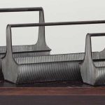 Reclaimed Galvanized Metal Repurposed Carpenter Tray Baskets Set/3 - Image 2