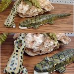 Fish Spearing Decoy Grove Fish Works Wood Carved Hand Crafted - Image 7