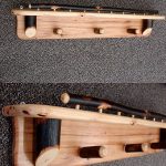 Rustic Bark on Hickory Bathroom Kitchen Accessories Towel Bar Peg Rack - Image 5