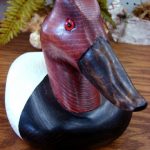 David Koenen Wood Carved Canvas Back Duck Decoy Lifesize - Image 2