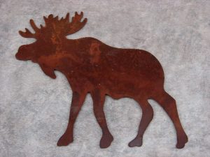 Rusty Tin Moose Tin-Tiques Rustic Tin