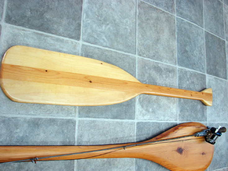 Canoe Paddle Pine Paddles Fat Blade Varnished Personalized Crafts Signs Wall Hanger, Moose-R-Us.Com Log Cabin Decor