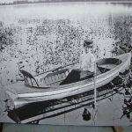 Vintage Fishing Themed Photographs Black and White Cabin Artwork, Moose-R-Us.Com Log Cabin Decor