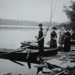 Vintage Fishing Themed Photographs Black and White Cabin Artwork, Moose-R-Us.Com Log Cabin Decor