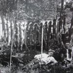 Vintage Fishing Themed Photographs Black and White Cabin Artwork, Moose-R-Us.Com Log Cabin Decor