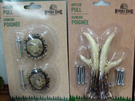 Resin Deer Antler Cabinet Drawer Hardware Pull Knob Handle
