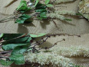 White Feathery Autumn Heather Pick Craft Arrangements