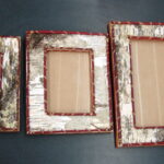 Authentic Native American Birch Bark Crafted Picture Frame - Image 3