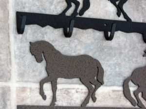 Laser Cut Heavy Duty Iron Small Hook Rack Wildlife Farm Rescue Pets
