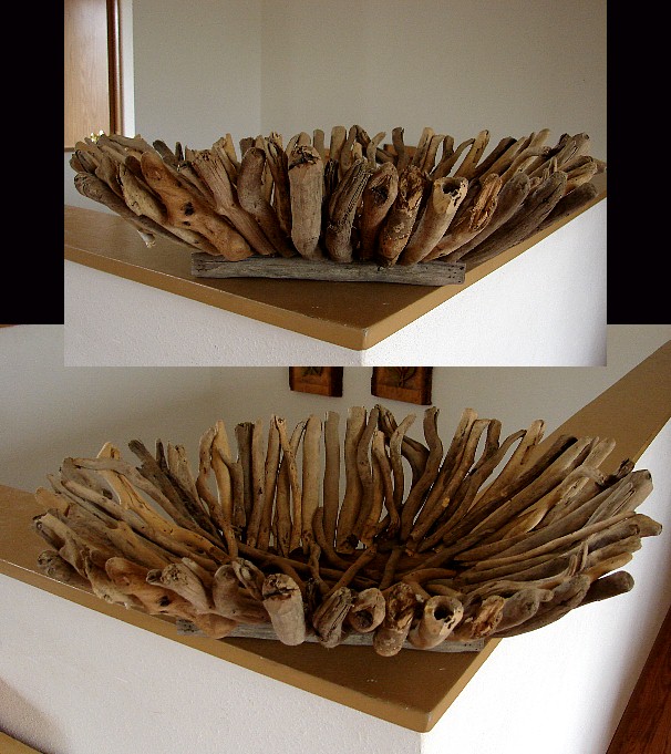 Oversized Rustic Driftwood Centerpiece