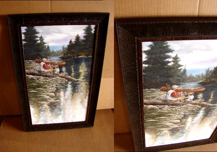 Mike Capser Fly Fishing Framed Prints Mike Capser -  Log Cabin  Decor