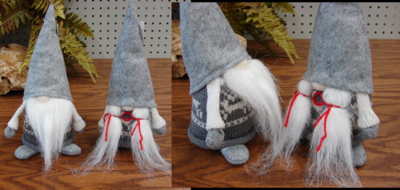 Scandinavian Gnome Norse Couple, Moose-R-Us.Com Log Cabin Decor