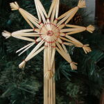 Scandinavian Straw Ornament Swedish Lodge Ornaments Tree Topper Garland - Image 8