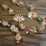 Scandinavian Straw Ornament Swedish Lodge Ornaments Tree Topper Garland - Image 9