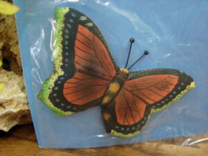 Muslin Cloth Puffy Colorful Monarch Butterflies Craft Garden Decor