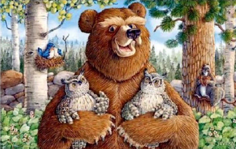 Laughing Bear Art Prints Endearing Whimsical Humorous Artwork by Jeffrey Severn