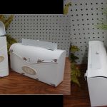 Metal Vintage Mail Box Distressed Post Box Wall Planter Shabby Chic - Image 2